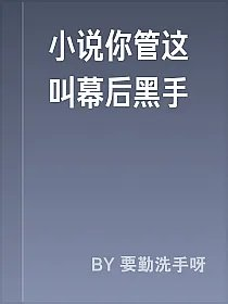 小说你管这叫幕后黑手