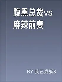 腹黑总裁vs麻辣前妻