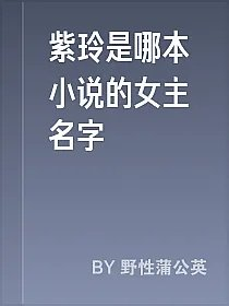 紫玲是哪本小说的女主名字