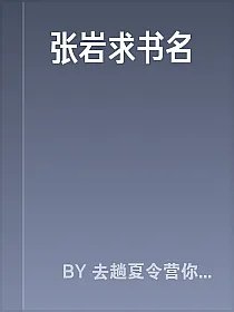 张岩求书名