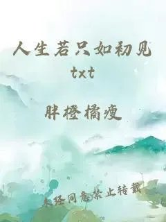 人生若只如初见