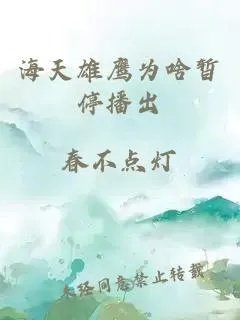 海天雄鹰为啥暂停播出