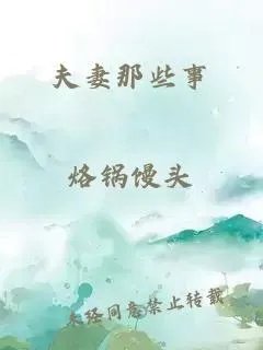 夫妻那些事