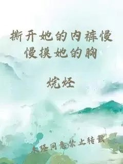 撕开她的内裤慢慢摸她的胸