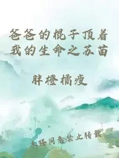 爸爸的棍子顶着我的生命之苏苗
