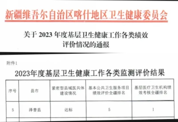 <em>上海</em>援疆助力泽普县荣获2023年基层卫生机构绩效考核全疆第一名