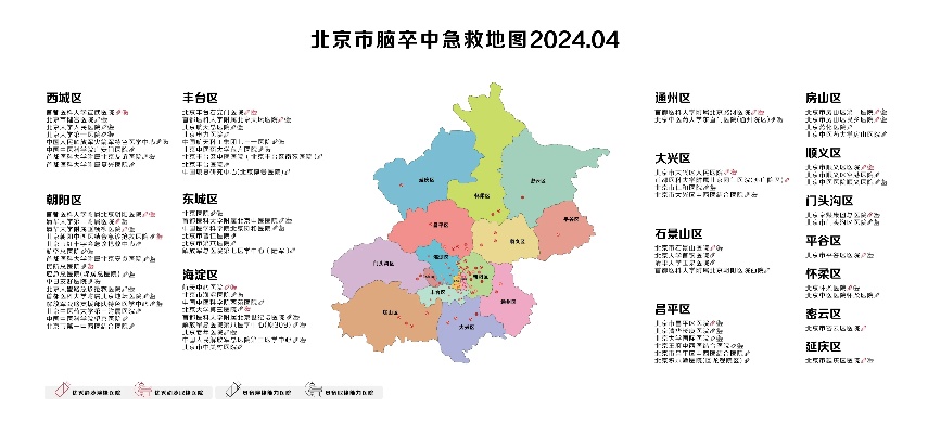 收藏！<em>北京</em>市2024年脑卒中急救地图发布