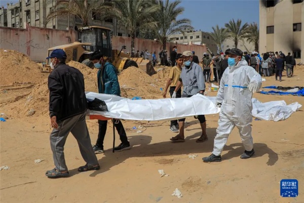 加沙地带<em>一医院</em>发现近300具尸体