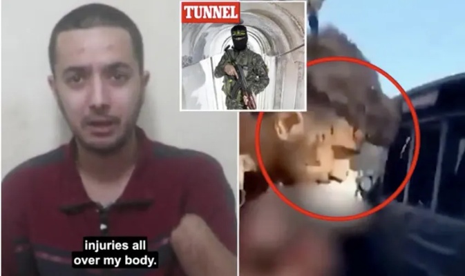 哈马斯发布新<em>视频</em>，失去左手的24岁<em>美国</em>人质，呼吁内塔尼亚胡下台