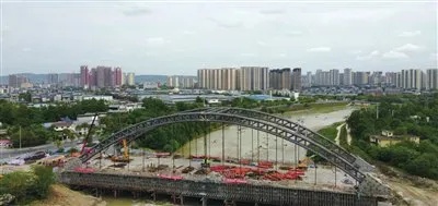 中铁十八局承建<em>江油</em>市 平通河大桥主体完工（图）