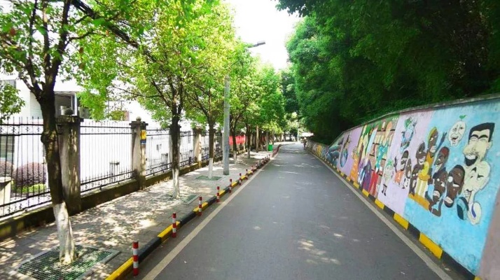 武汉<em>江夏</em>城区有座建在山上的高校，随处可见陡坡，还有一片森林