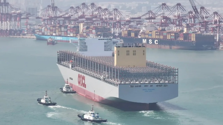 一季度<em>山东</em>港口青岛港集装箱吞吐量同比增长11.5%，大型集装箱船作业艘次同比提升21.2%